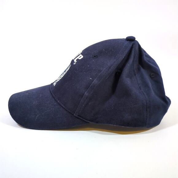 Official MILLER LITE Beer Embroidered Logo Navy Blue Snapback Baseball Hat Cap - Picture 5 of 6